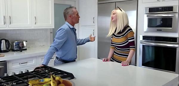  Stepdad whips out his cock and make Jade Nile suck it deep in her throat